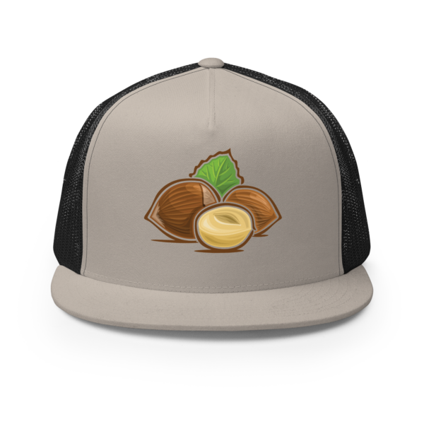5 Panel Trucker Cap Silver Black Front 67c16488a2bbe.png