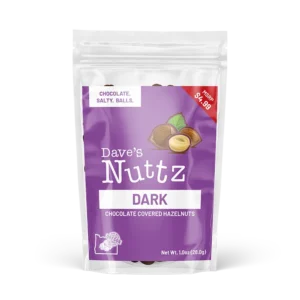 Dave's Nuttz (om) Dark Chocolate Front
