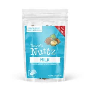 Dave's Nuttz (om) Milk Chocolate Front