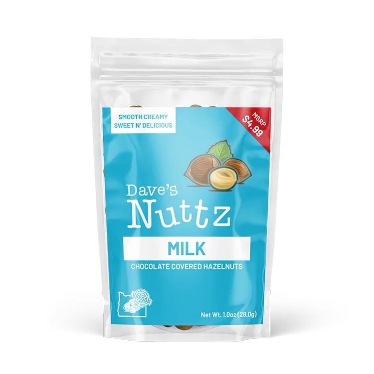 Dave's Nuttz (om) Milk Chocolate Front
